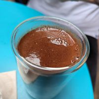 Hot chocolate at La Cantine de Sam in Paris