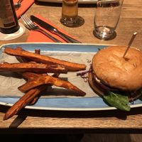 Vegan burger  at Güterhof in Schaffhausen