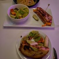 We loved the Ruben, the pasta dish and pizza at Neon Tiger in Charleston