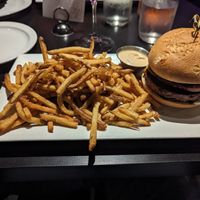 BBQ burger with GF bun at Neon Tiger in Charleston