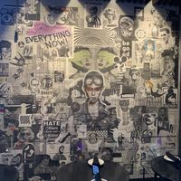 Love, love, love the picture wall   #Veganuary at Neon Tiger in Charleston