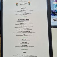 Menu at Plant & Planet in Castleton