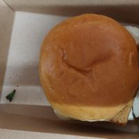 Breakfast burger at Plant & Planet in Castleton