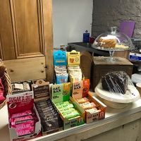 Good selection of snacks at Plant & Planet in Castleton