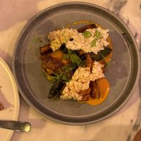 Oyster mushroom, pakchoi, soy, peanut, coconut #Veganuary at Senhor Uva in Lisbon