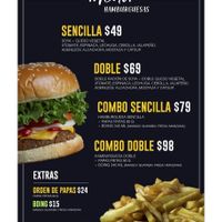 Nuestro menú :) at Hambre Veggie Food in Mexico City