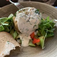 Baked potato at Alpendorf Aktivhotel in St Johann Im Pongau