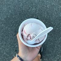 Vegan wild berry ice cream at Sweet Ride Ice Cream in West Reading