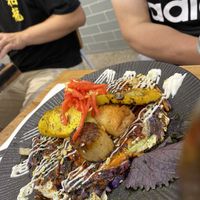 The best dish...though a bit pricey. Keto vegan okonomiyaki! at The Park by Years in Kowloon