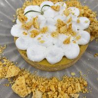 Lemon tart with caramel crumb   at The Park by Years in Kowloon