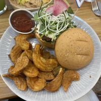 Cilantro burger   at The Park by Years in Kowloon