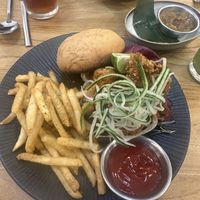 Mexican cauliflower burger   at The Park by Years in Kowloon