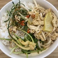 Bean curd king oyster mushroom rice   at The Park by Years in Kowloon