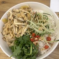 mala mushroom rice bowl  at The Park by Years in Kowloon