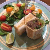 Impossible Thai style burrito at The Park by Years in Kowloon