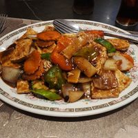 Calamars sauce haricots noirs at De Yuan in Liege