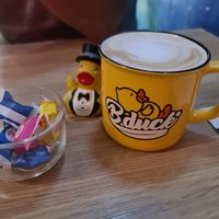 Latte called cappuccino at Freeduchio in Batumi