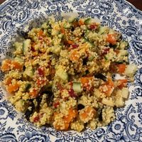 Couscous salad  at Freeduchio in Batumi