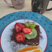 Raw brownie at Freeduchio in Batumi