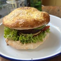 Burgepuri with additional avocado  at Freeduchio in Batumi