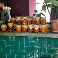 Homemade jam at Freeduchio in Batumi