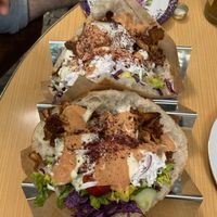 Fiöner mit Veta  at Vamos Veganos in Berlin