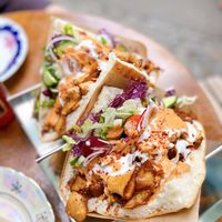 Fiöner  at Vamos Veganos in Berlin