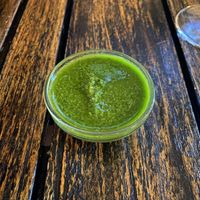 Basil pesto dip  at Vamos Veganos in Berlin