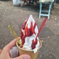 Veganes Frozen Joghurt Eis at Vamos Veganos in Berlin