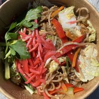 Vegan Yakisoba with tofu  at Neko Ramen in Paris