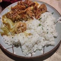 Le curry vegan (déjà bien entamé 😅😂) at Neko Ramen in Paris