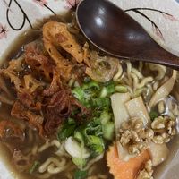 Vegan ramen  at Neko Ramen in Paris