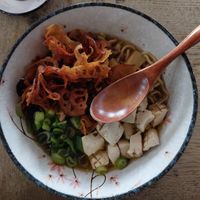 Shoyu ramen (10.5€) + tofu (1.5€) at Neko Ramen in Paris