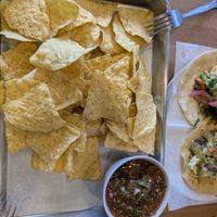 Chips and salsa. Spicy. at Taco Vado in Spokane