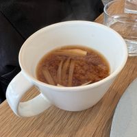 Mis soup  at Stance Dot in Toyonaka