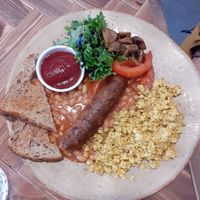 English breakfast 👌 at Commune Cafe in Tallinn