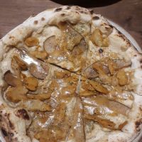 Extravaganza pizza at Commune Cafe in Tallinn