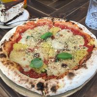 4 Cheese Pizza at Commune Cafe in Tallinn