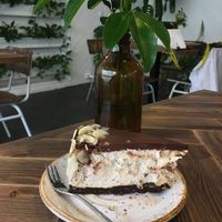 Banana and Peanut Butter Pie at Commune Cafe in Tallinn