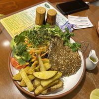 Eggplant Milanese   at Namas Te in La Paz