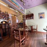 Inside  at Namas Te in La Paz