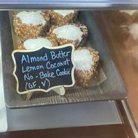 Almond butter lemon coconut cookie  at Kristina's Kitchen in Millville