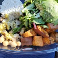Buddha bowl with avocado at Kristina's Kitchen in Millville
