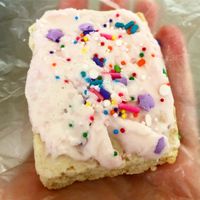 Vegan gf sugar cookie bar  at Kristina's Kitchen in Millville