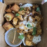 Coconut angel hair noodle bowl  at freshroll in Mashpee