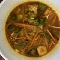 Mama’s ramen noodle soup   at freshroll in Mashpee