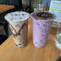 Mocha boba 10/10 & berries and cream smoothie was ok  at freshroll in Mashpee