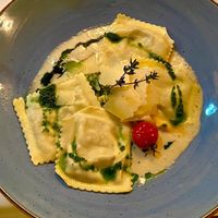 Steinpilzravioli at Candela  in St Gallen