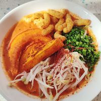 Pumpkin spice ramen (seasonal) at Vegan Ramen Shop - Jana Pawla in Warsaw