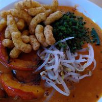 Pumpkin miso ramen at Vegan Ramen Shop - Jana Pawla in Warsaw